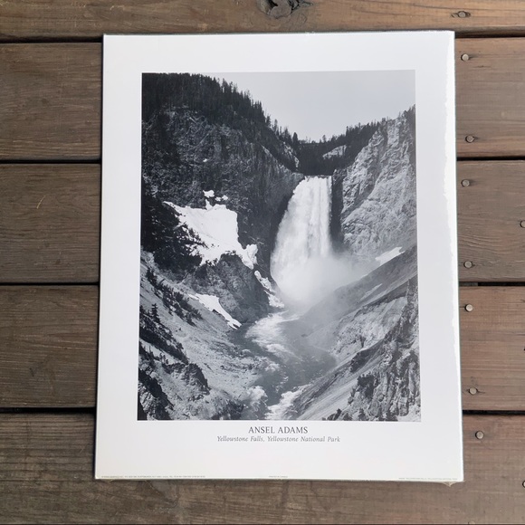 Other - Ansel Adams Yellowstone Falls photography print